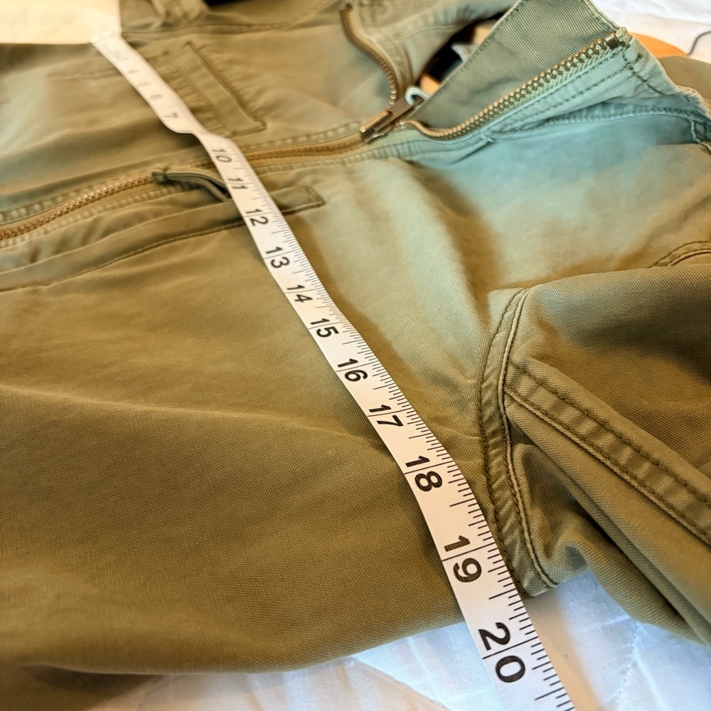 Madewell Fleet Jacket Olive Green Zip Military Utility Chore Coat Womens, Medium - Picture 12 of 13